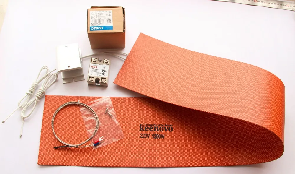 US $186.90 6 X 361200Ww Omron PID Controller SSRK type TCKeenovo Flexible Silicone HeaterGuitar Side Bending Heat Blanket