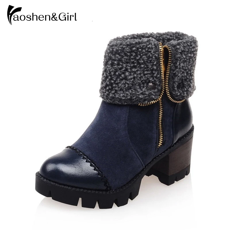 

Women Ankle Boots Shoes Winter Snow Boot Short Fur Boots College Wind Cotton Shoes Platform Women Boots Footwear Botas Shoes