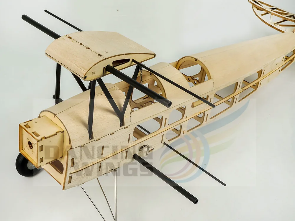 Обновленная мини-модель летательного аппарата Tiger Moth Balsa с электрическим питанием, радиоуправляемый самолет 980 мм, лазерная резка крыльев, модель самолета, комплекты