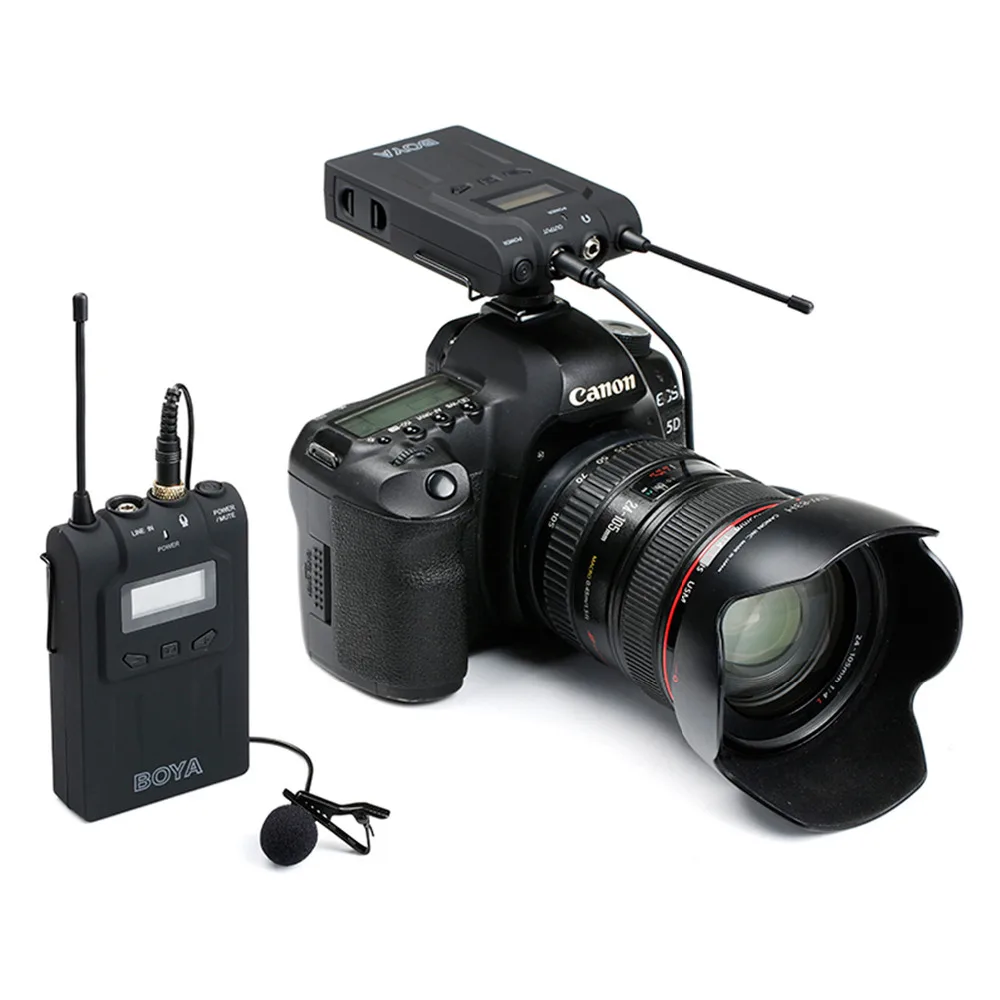 BOYA BY-WM8 Pro UHF Wireless Lavalier Microphone