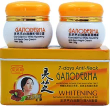 GANODERMA WHITENINGOR черная кожа для удаления меланина желтые веснушки Пятна CHLOASMA антивозрастной крем для лица DESPECKLE AB набор