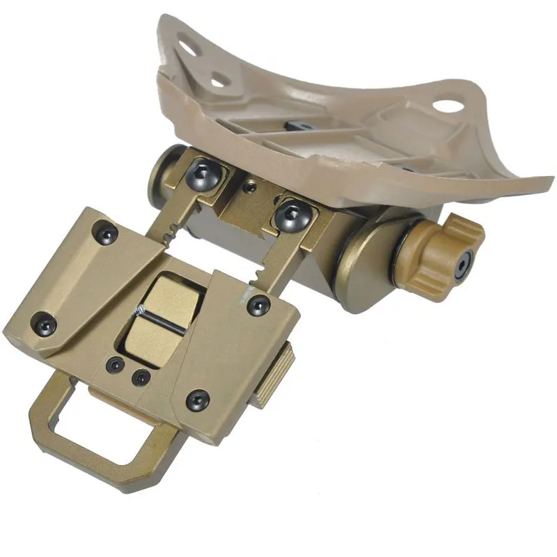 Metal Wilcox L4 G19 NVG Fast Helmet Mount Low Profile 3-Hole Shroud for Carrying Night Vision Equipment fit PVS15 PVS18 GPNVG18