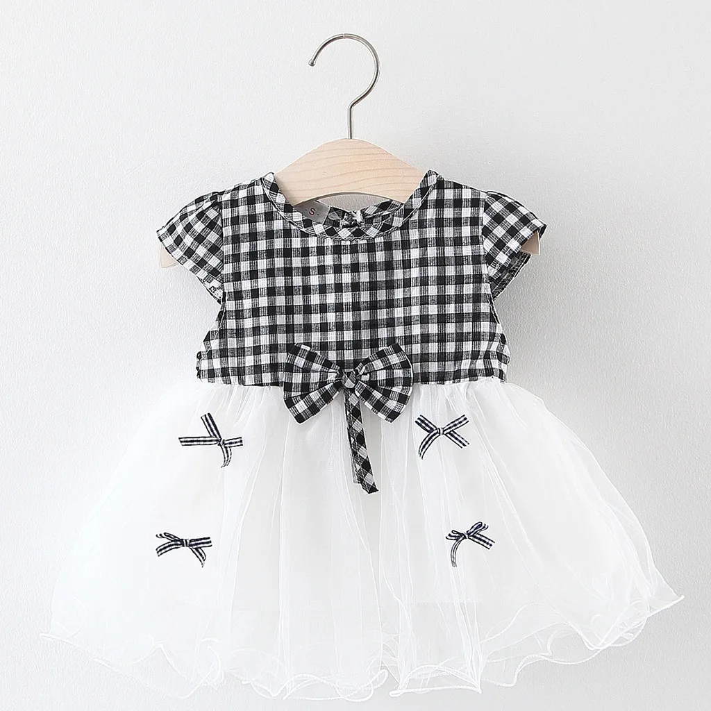 Toddler Baby Girls Princess Dresses Clothes Patchwork Plaid Tulle Party Summer Baby Princess Dresses Girl Vestidos Infantil 2019 Toddler Baby Girls Princess Dresses Clothes Patchwork Plaid Tulle Party Summer Baby Princess Dresses Girl Vestidos Infantil 2019