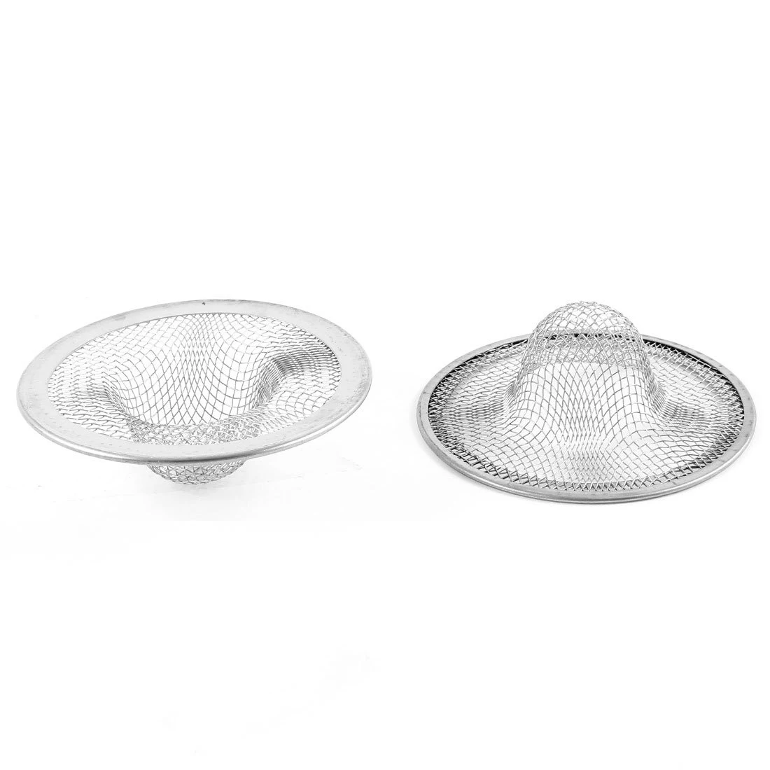 Best Arrive 2PCS 2.7 Diameter Stainless Steel Drainer Basin Filter Mesh Sink Strainer