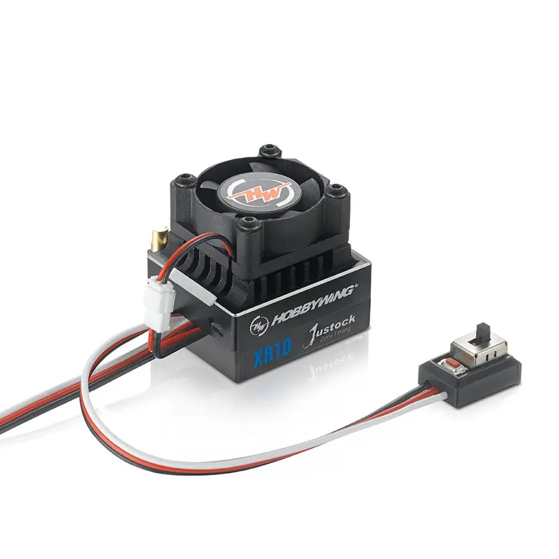 FATJAY Hobbywing XeRun XR10 Justock 30112000 60A 2 3s бесщеточный сенсорный ESC для радиоуправляемых