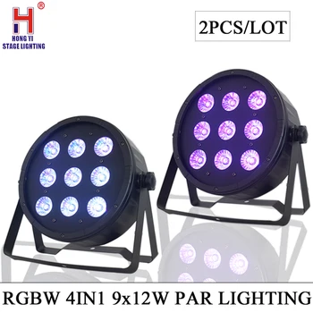 

mini par led 9x12w rgbw dmx512 led stage light effect lamp home disco light Stage lighting equipment 2pcs/lot