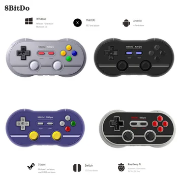 

WUIYBN 8BitDo N30 Pro2 Bluetooth Gamepad Wireless Controller With Joystick for Nintendo Switch Windows macOS Android