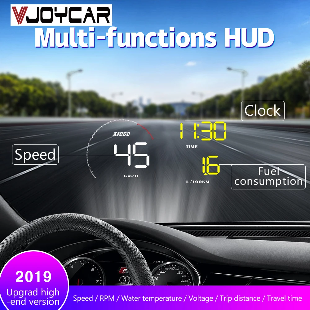 Новый автомобиль Стайлинг HUD 5 "HD LED A9 OBD2 дисплей с головным подъемом превышение