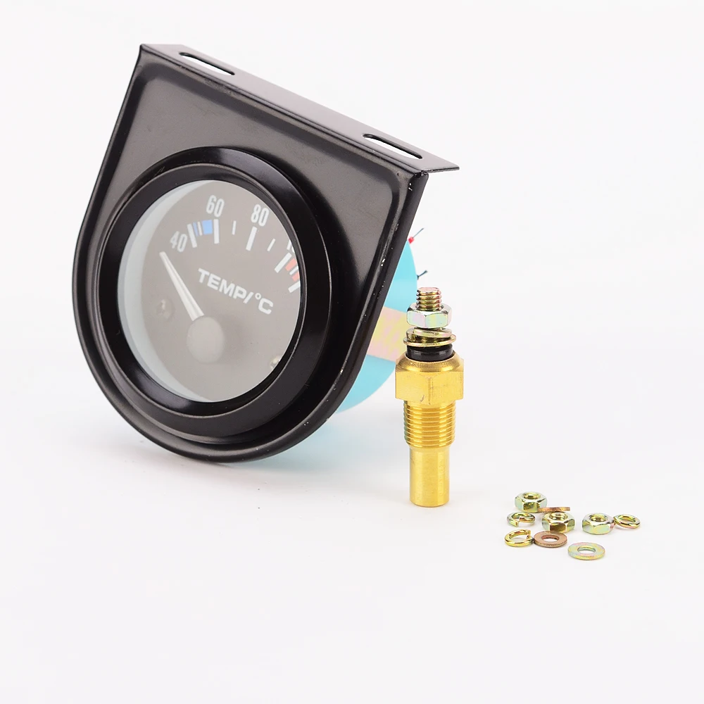 52mm Electric Digital Water Temperature Temp Gauge Sensor Motor Car Thermometer Motorcycle
