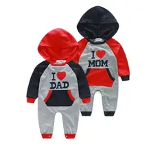 Cute Baby Girls Boys Cotton Romper Long Sleeve Hoody One Piece Spring Climbing Clothes for Kids Children Clothing