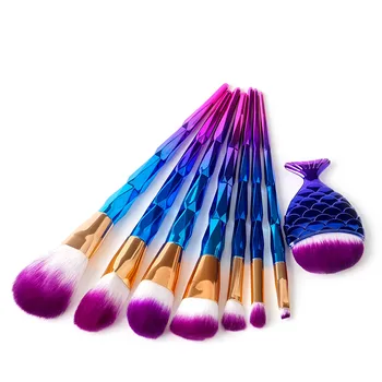 

Diamond Makeup Brush Set Big Fish Tail Foundation Powder Brushs Y233