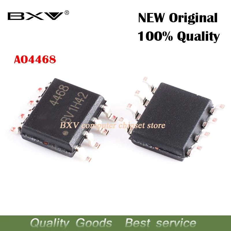 10 шт. AO4468 4468 MOSFET лапками углублением SOP-8 новые оригинальные