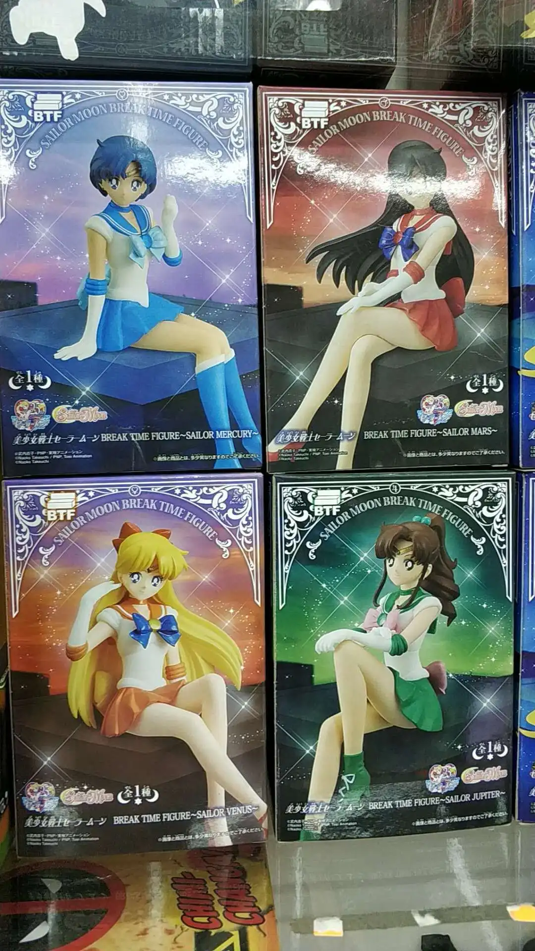 Аниме Sailor Moon Mini Меркурий Венера Юпитер Марс 5 стилей ПВХ фигурки модель игрушек 12