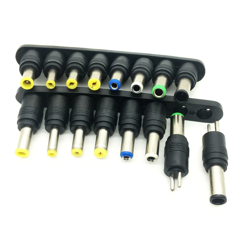 

1Set 8pcs Universal AC DC Power Cable Adapter Plug Charger Tips For PC Notebook Laptop