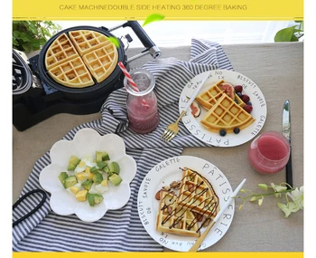 

Waffle Pie Machine German waffle machine muffin rotating oven flip household electric cake maker