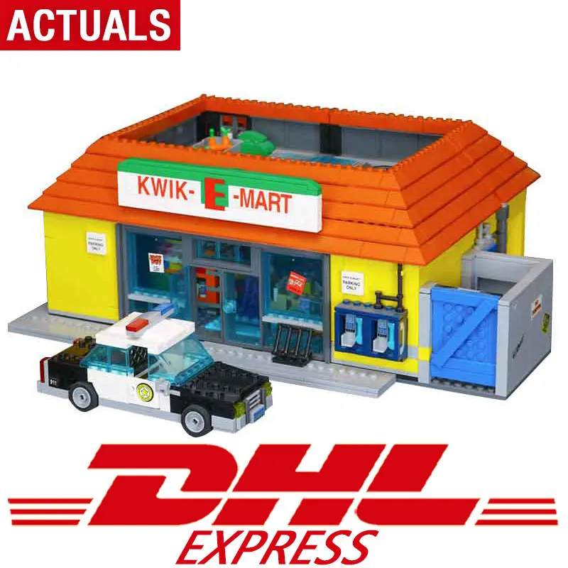 

New 16004 2232Pcs the Legoing Simpsons KWIK-E-MART Action Model Building Block Bricks Compatible 71016 Boy gift