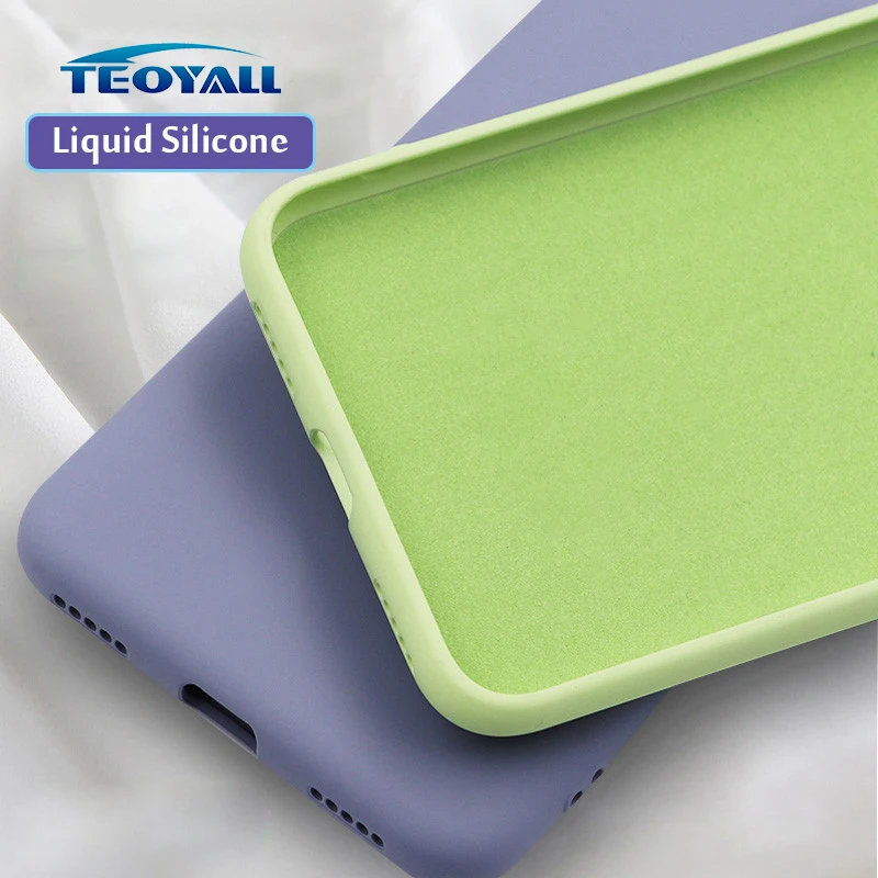 Liquid Cover for Samsung Note 8 Case 9 Silicone Protector Galaxy S8 S9 S10e S10 Plus Soft | Мобильные телефоны и