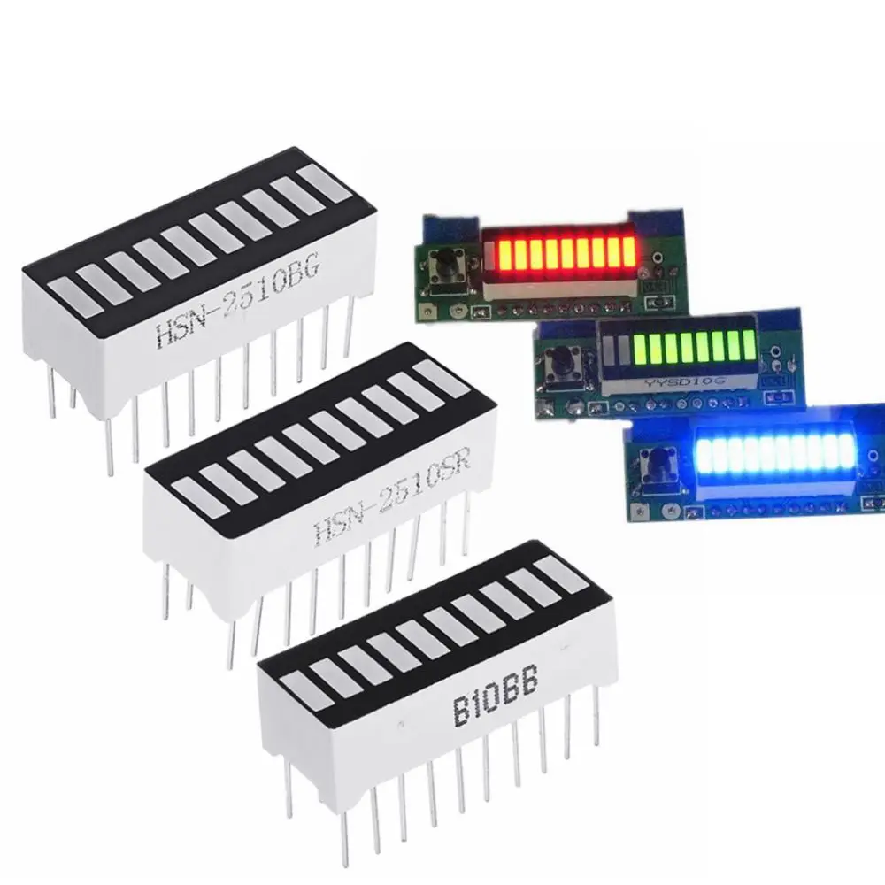 

1pc LM3914 Battery Capacity Indicator Module LED Power Level Tester Display Board