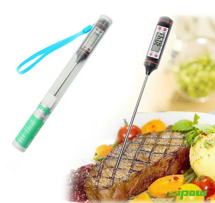 

New Digital BBQ Instant Read security Thermapen for Food Meat Wine Jam Steak Candy Kitchen Grill Cooking Thermometer Probe