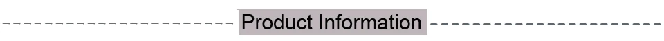 information