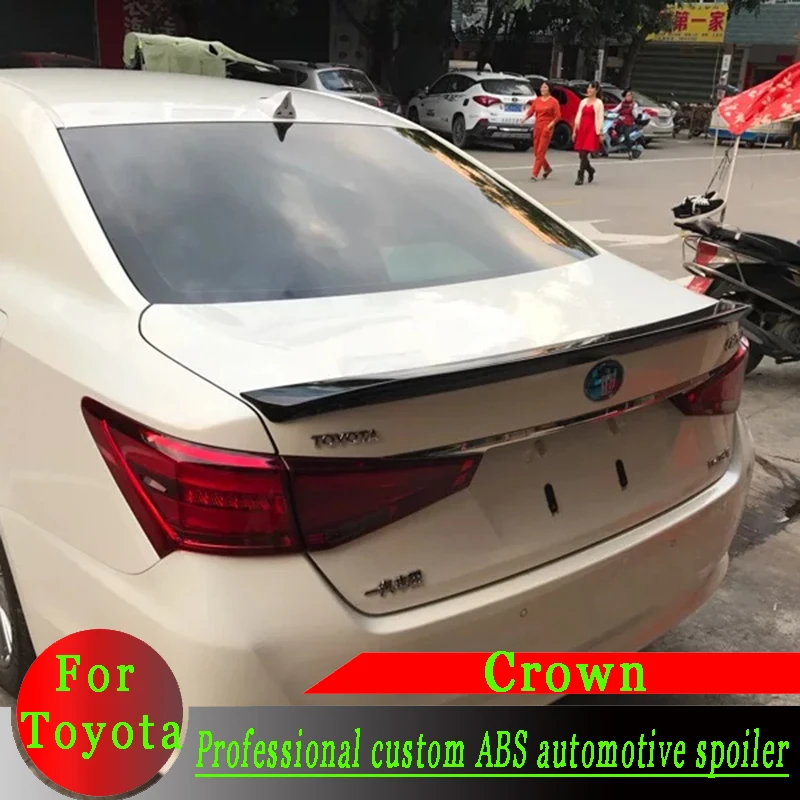 Спойлер высокого качества из АБС пластика для TOYOTA Crown 2016 2017 2018 цветной задний