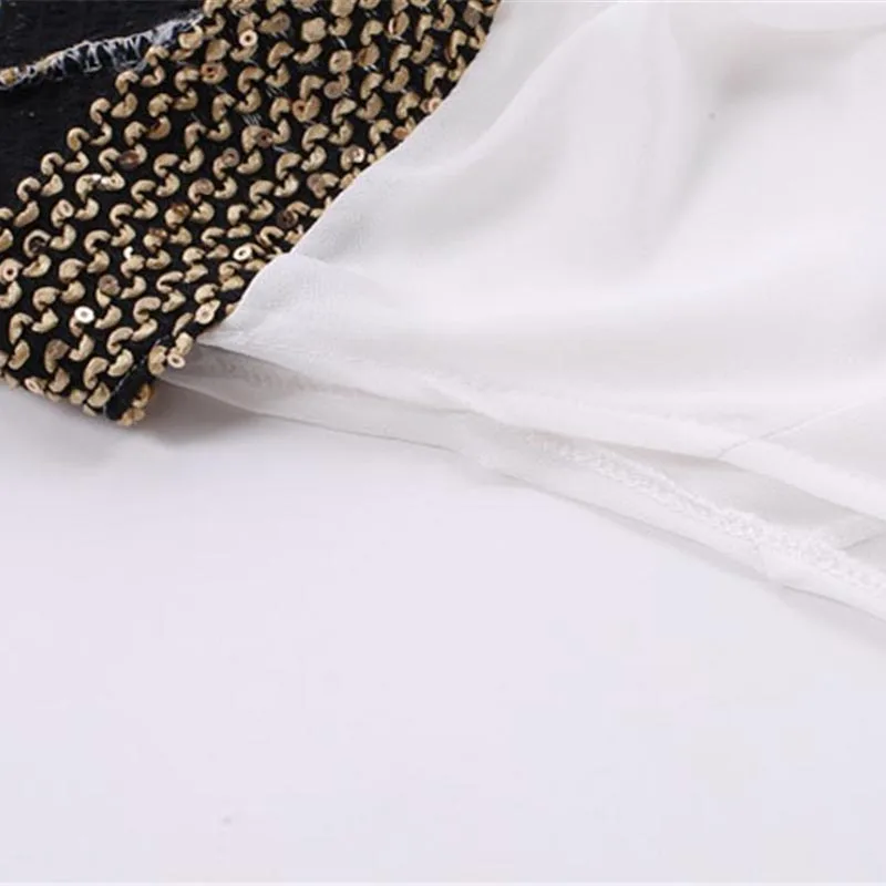 Women Tops Three Quarter Sleeve Summer Sleeve Solid Color Slash-neck Casual Tops Chiffon Women off Shoulder Tops