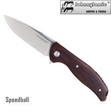 Складной нож для спидбола с деревянной ручкой D2, стальное лезвие с плоским краем, мини F3, тактический Походный нож с индивидуальным дизайном, инструменты для повседневного использования