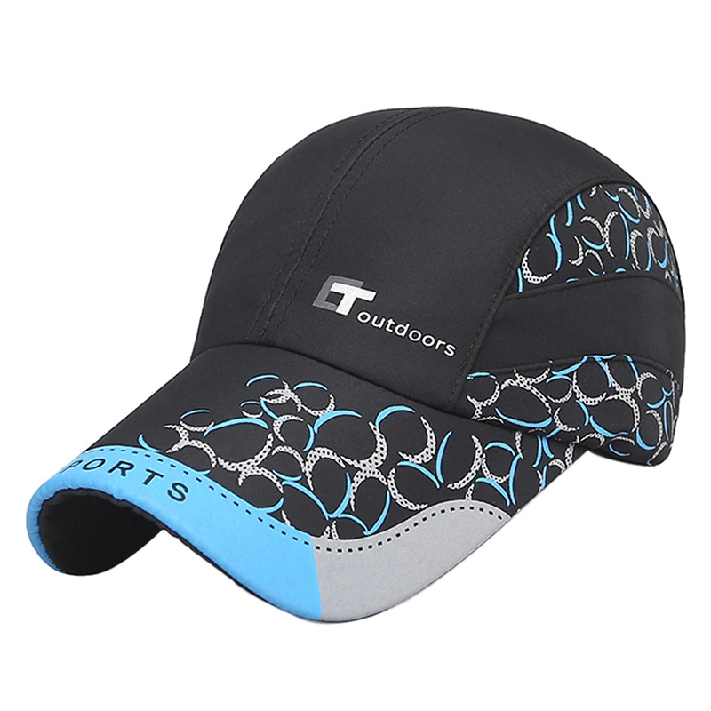 

Quick-drying slim sports hat Men's outdoor sun protection baseball cap Tennis hat dome bright eye ventilation