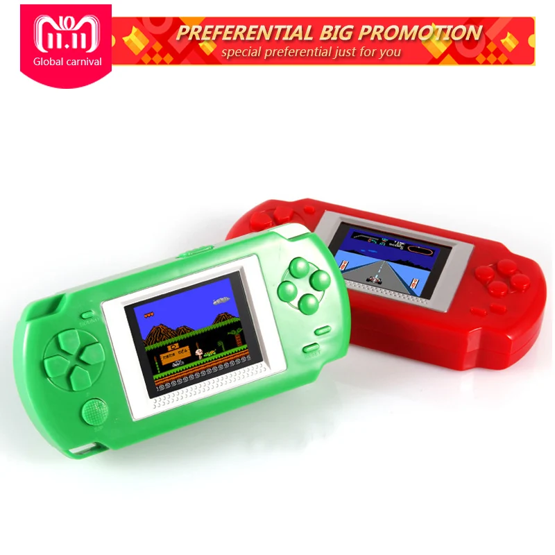 Ultra-Thin Portable 2.0'' Color screen Video Games Consoles 268-in-1 Classic Games Handheld Game player children's Puzzle Games