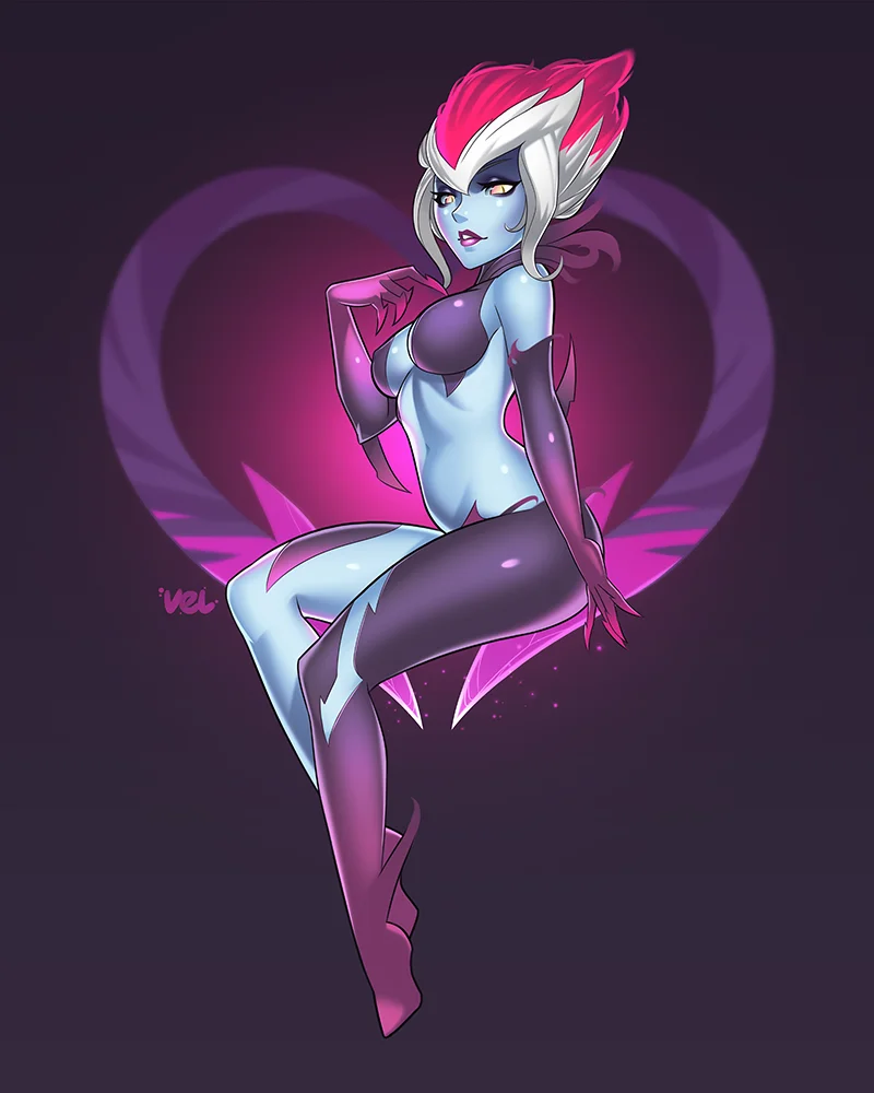 

Evelynn Cosplay Costume Top Quality Spandex Lycra 3D Printed LOL Game Evelynn Agony's Embrace Halloween Zentai Suit