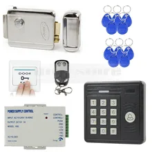DIYSECUR Impermeable Control Remoto 125 KHz Rfid Cerradura Electrónica De Control de Acceso del Lector de Tarjetas de Control de Acceso de la Puerta de Seguridad Kit
