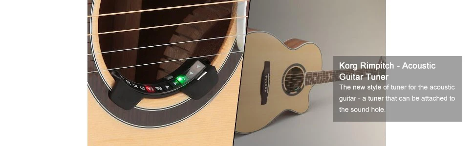 KORG RP-C1 RP-C2 Rimpitch Soundhole Акустическая гитара тюнер-Chromatic RPC1/RPC2