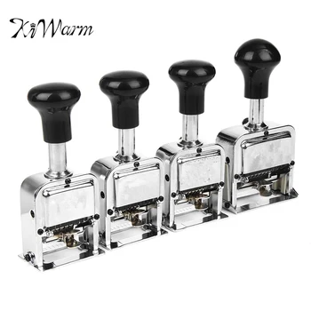 

KIWarm 1pcs 5/6/7/8 Position Automatic Numbering Machine Into The Number Coding Page Chapter Marking Machine Digital Stamp