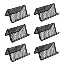 Пакет из 6 коллекция сетки бизнес-держатель для карт(черный