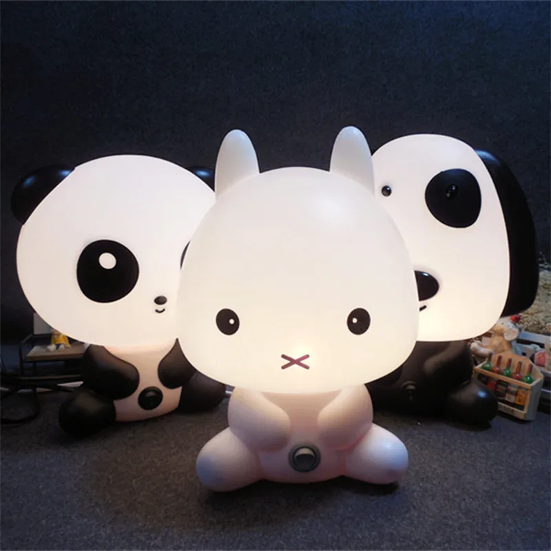 

Creative Cartoon Panda Table Light Desk Lamp Reading Book Learning Lighting for Dormitory Children Baby Student Bedroom Bedside