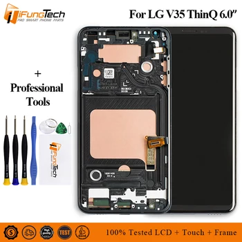 

For LG V35 ThinQ LCD Display Touch Screen Digitizer Assembly With Frame For LG V35 LCD Free Shipping