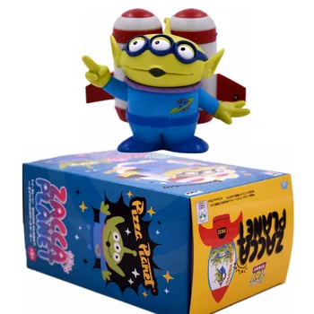 

4" Squeeze Toy Aliens Brush Pot Back jet rocket Creative Simulation Art Craft Birthday Gift Vinyl Action Figure Toy 10CM B1614