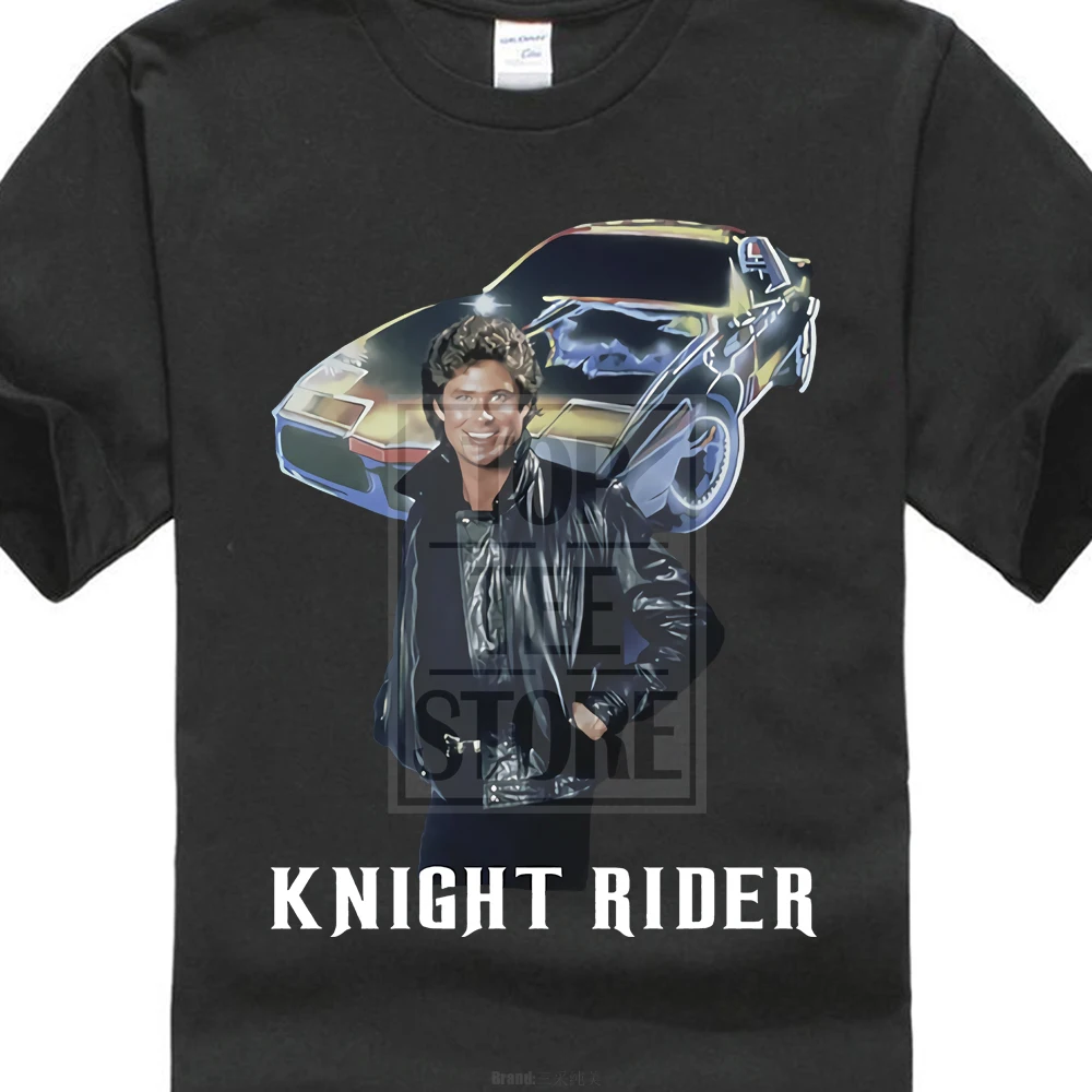 

Knight Rider Series Michael Knight David Hasselhoff Ver 1 T Shirt S 5xl Newest Cool T Shirt Youth Tshirt