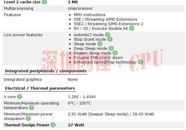 Процессор Intel PM780 notebook Pentium M процессор 780 2 Мб кэш-памяти, 2,26 ГГц, 533 МГц PM 780 cpu PPGA478 поддержка 915 наборов микросхем