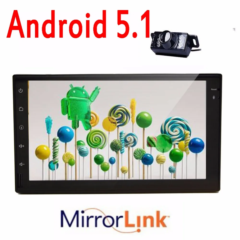 Perfect 7" Android 5.1 2 din car radio Multimedia video player For universal car with mirror link gps navigator Bluetooth Car GPS Stereo 2
