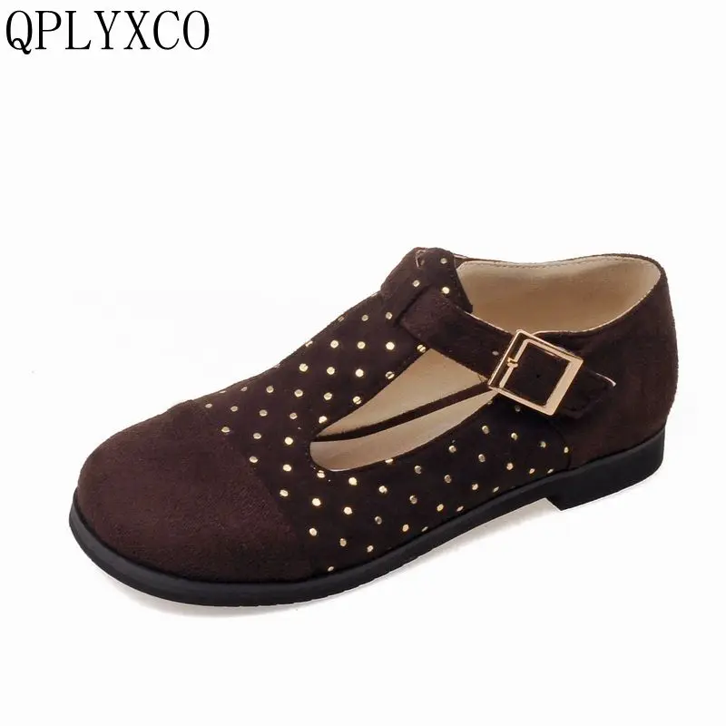 

QPLYCO New Big and Small Size 28-52 4 color Spring Autumn Women Pumps Women Shoes Square Toe low heels Casual Sweet shoes E1206
