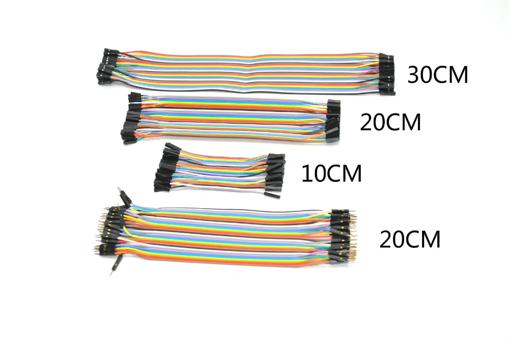 Dupont Line 160 шт. плоские наконечники кабеля 20 см + (CableMaker) 10 30 | Обустройство дома