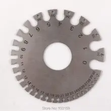 Круглый провод Gage сварочный инструмент для измерения диаметра инспекция сварки измерительные приборы