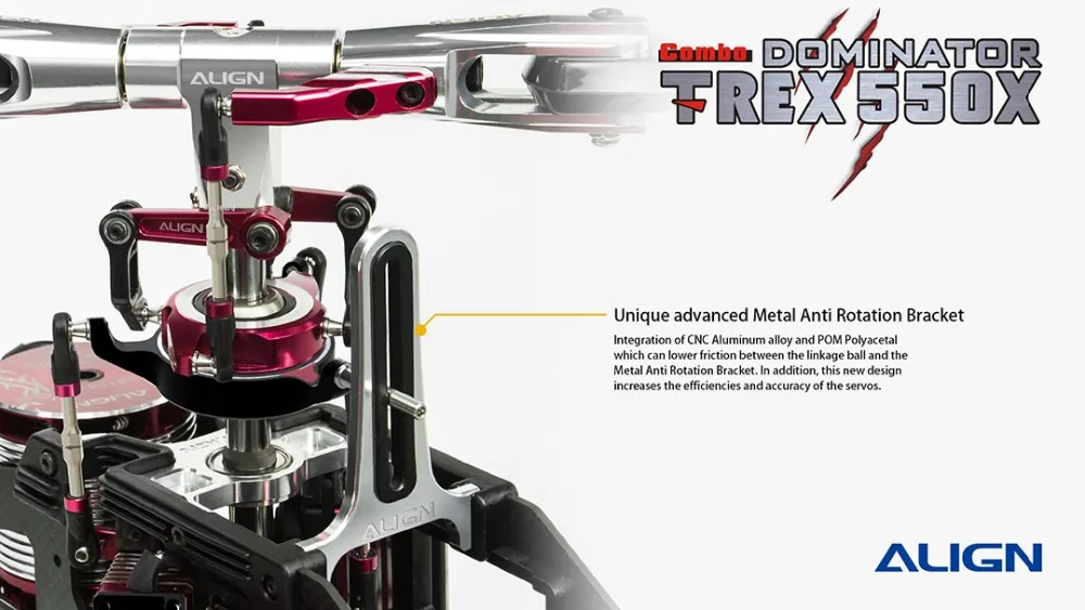 AlIGN T-REX 550X2,4 GHz 6CH RC вертолет комплект подходит