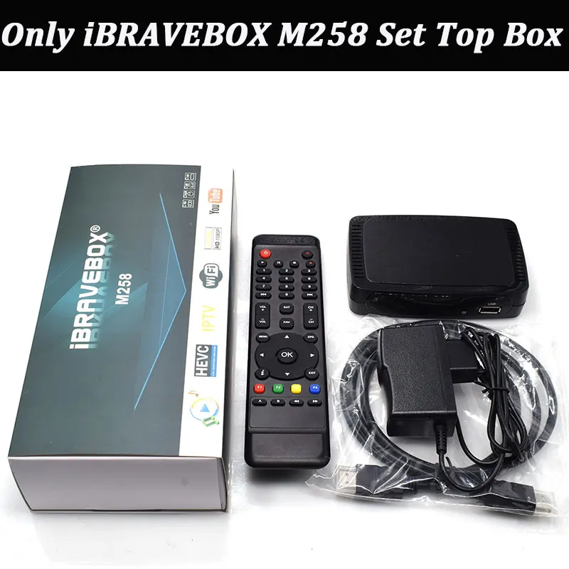 IBRAVEBOX M258 tv Box Поддержка ip tv m3u Youtube H.265 1 год IP tv 1080P HD 2,0 медиаплеер лучше, чем MAG 254 MAG 250 - Цвет: IBRAVEBOX M258