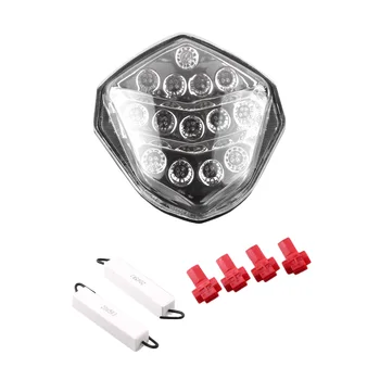 

E-Mark Integrated LED Rear Tail Brake Light Turn Signals Lamp Blinker Taillight Assembly For SUZUKI GSXR1000 K3 2003-2004