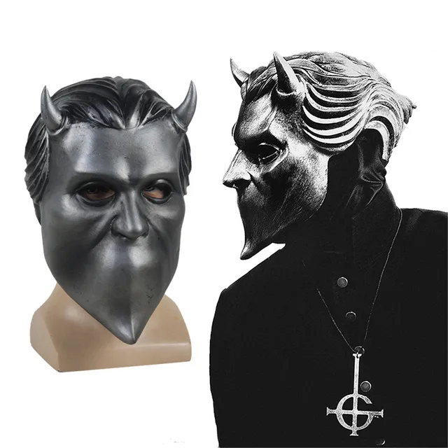 New Ghost Nameless Ghoul Mask Cosplay Ghost B.C Heavy Metal Doom Hard