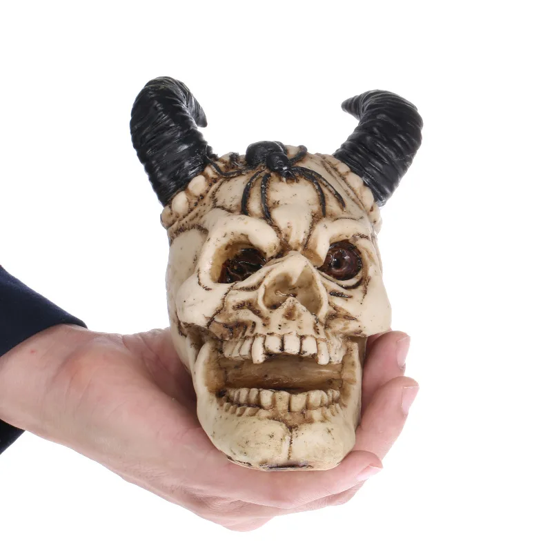 Ограниченная горячая Распродажа Mrzoot смолы Ремесла статуи для украшения черепа пирата Crearive бар Хэллоуин