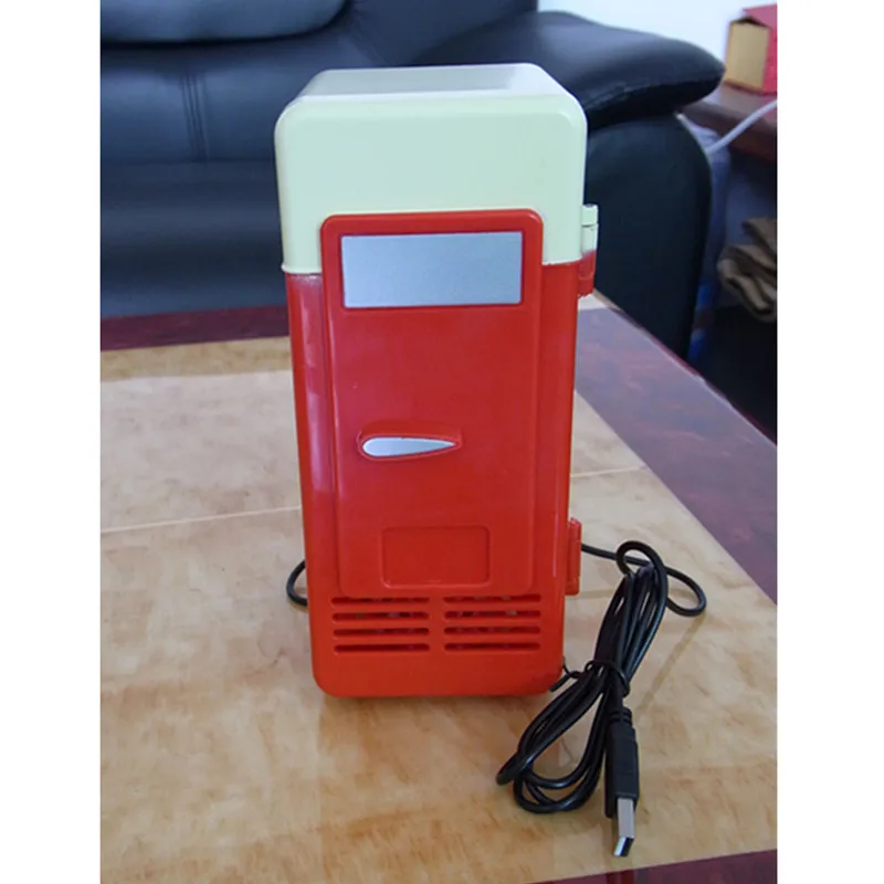 Мини-холодильник для автомобиля USB многофункциональный домашний дорожный автомобильный холодильник двойного назначения коробка охладитель теплый холодильник для автомобиля