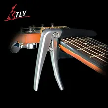 Aroma de alta calidad guitarra capo capo guitarra eléctrica acústica guitarra capo de cojín de silicona de aleación de zinc